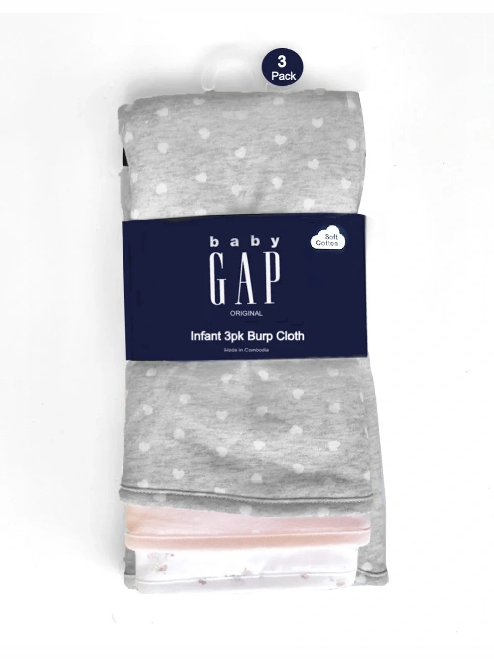 💥🆕💥 Baby Gap Burp Cloths 3-pack